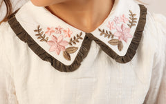 Ensemble 2 pièces Jupe Khaki pour fille