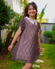 Robe lilas pour fille