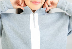 Ensemble de Sport Fille – Gris & Blanc