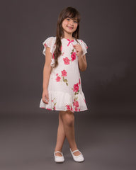 Robe fleuri pour fille