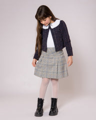 Ensemble Fille Chic Jupe Plissée