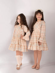 Robe fulla beige pour fille