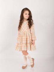 Robe fulla beige pour fille