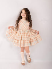 Robe fulla beige pour fille