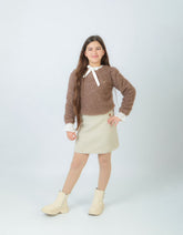 Ensemble Fille Marron & Beige