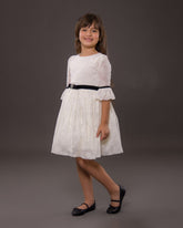 Robe blanche princesse pour fille
