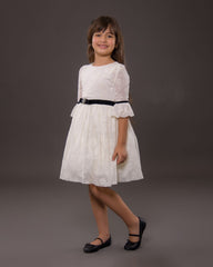 Robe blanche princesse pour fille