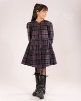 Robe Fille à Carreaux