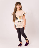Ensemble Minnie beige pour fille