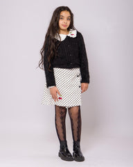 Ensemble diapo jupe chemise pour fille