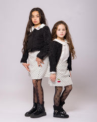 Ensemble diapo jupe chemise pour fille