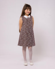 Robe Grenat foncé 2 pièces pour fille