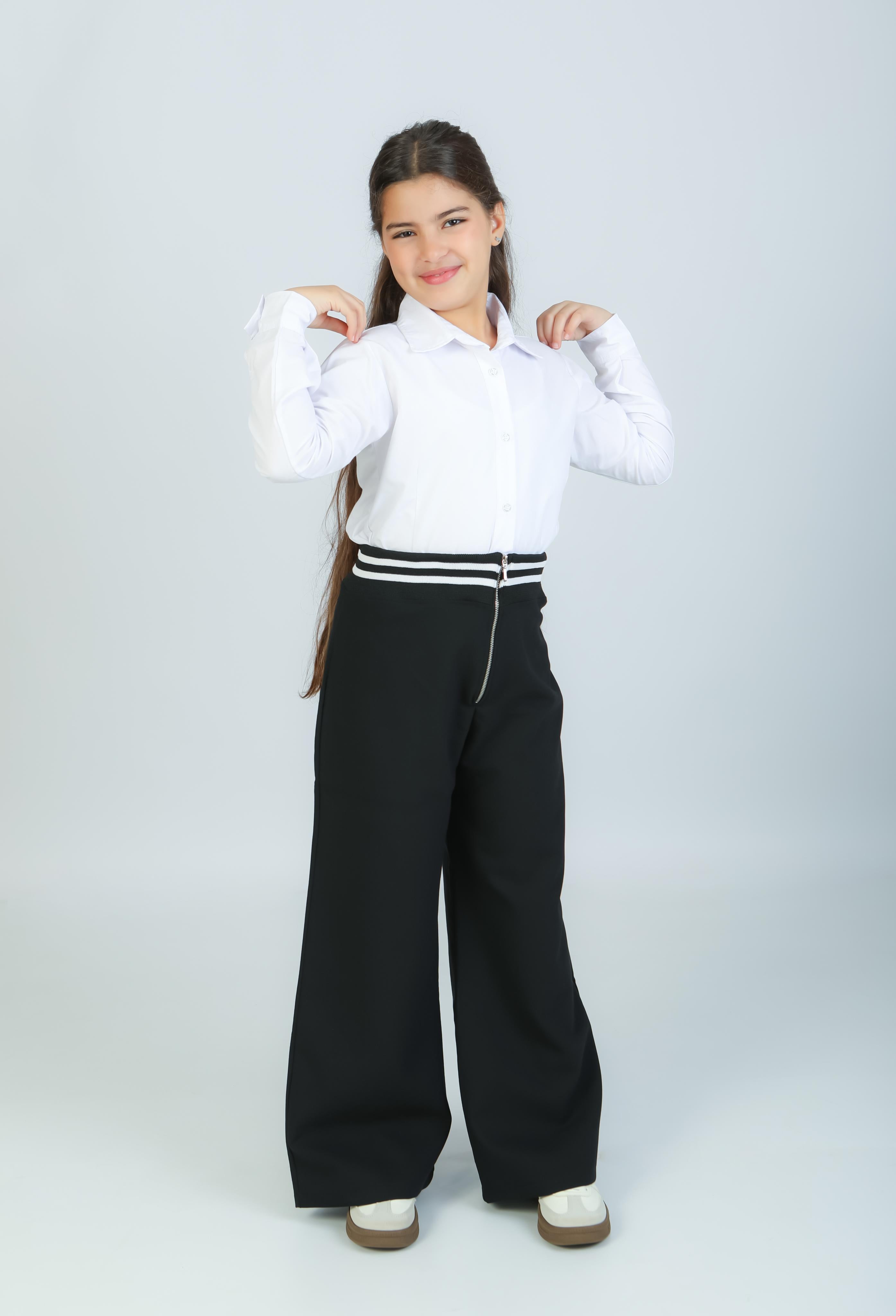 Ensemble Style blanc noir pour Fille