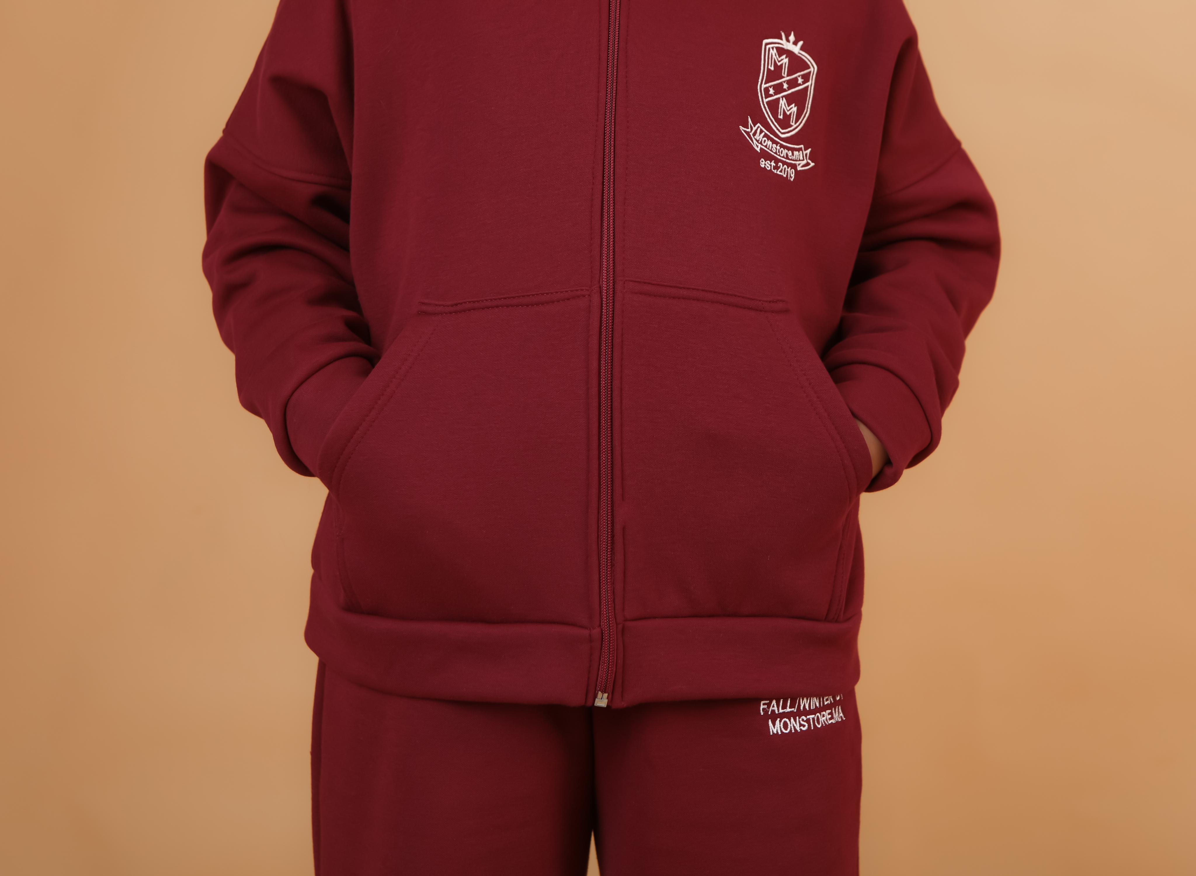 Survette Sporty – Grenat pour fille