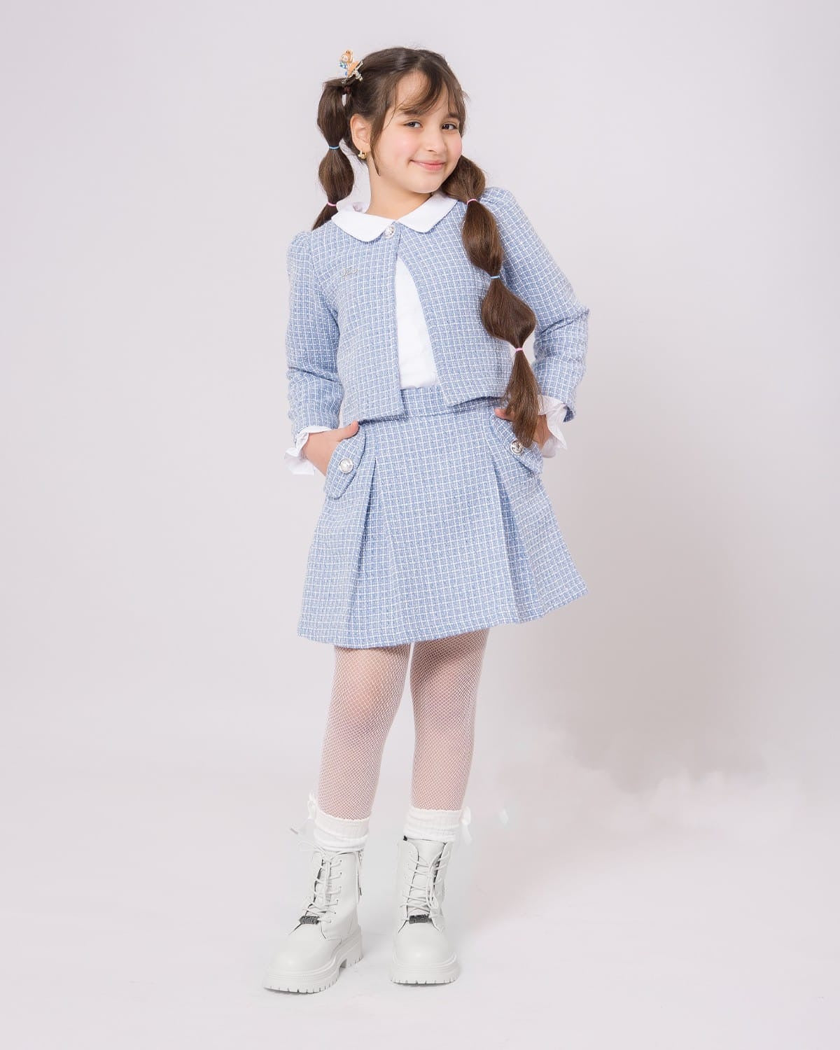 Ensemble channel bleu ciel - 3 pièces