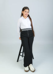 Ensemble Style blanc noir pour Fille