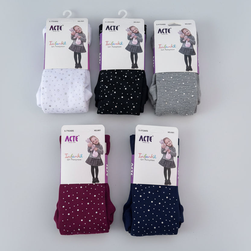 Collants Fille à Strass