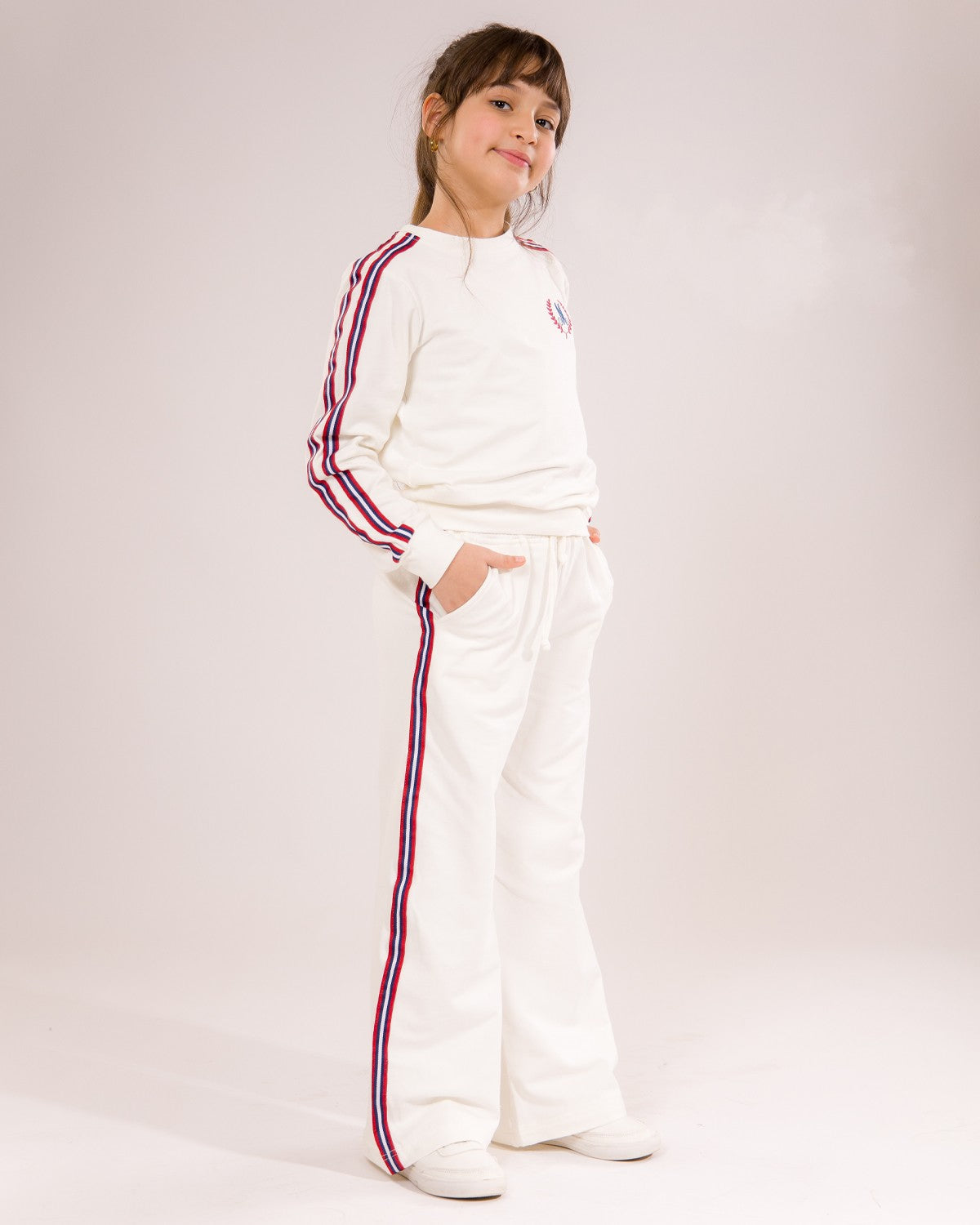 Ensemble Survêtement Fille Blanc