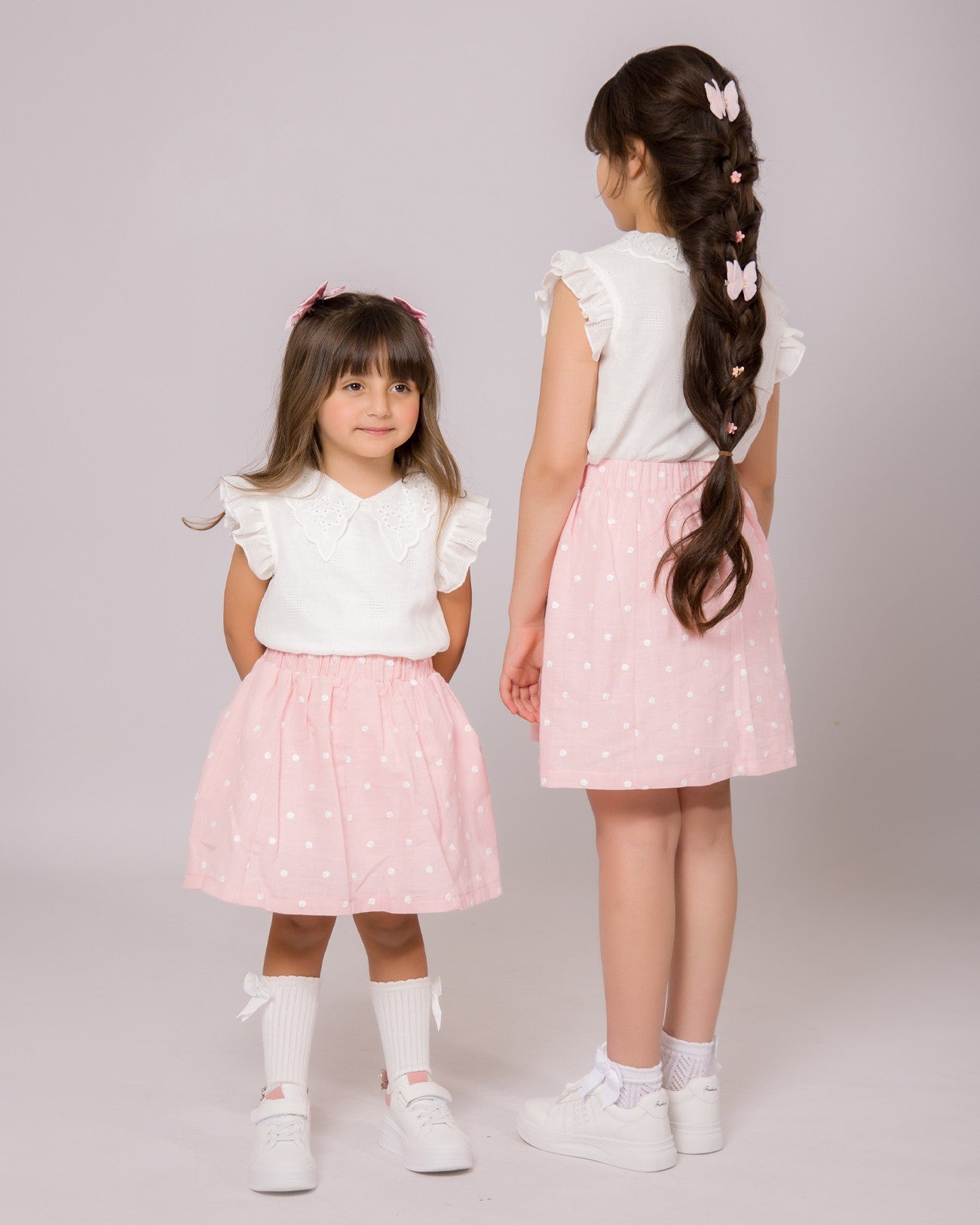 Ensemble Fille Perle Rosée