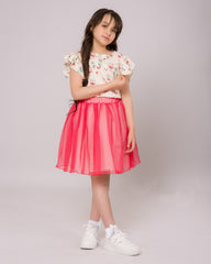 Ensemble Fille Flamingo Rosé