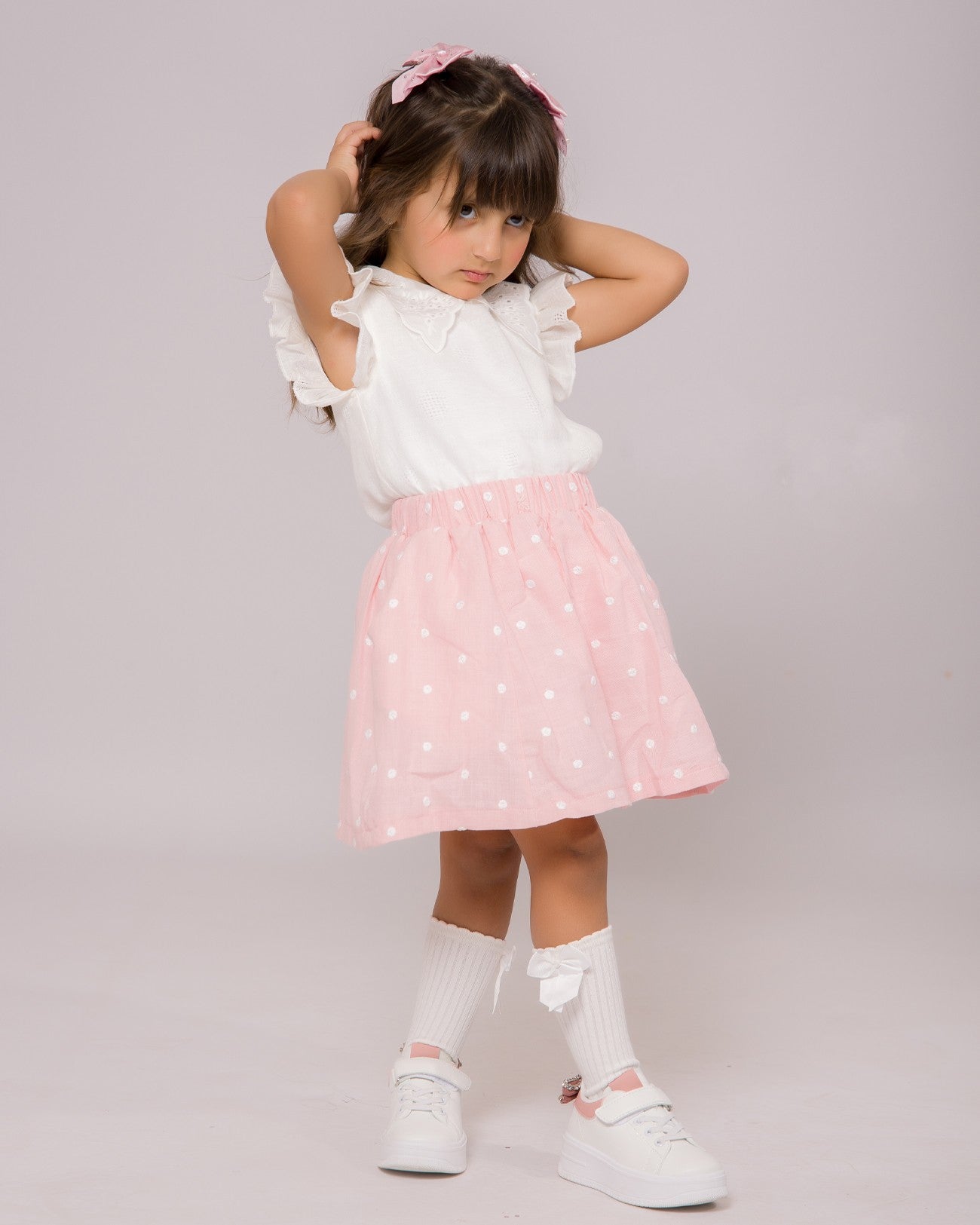 Ensemble Fille Perle Rosée