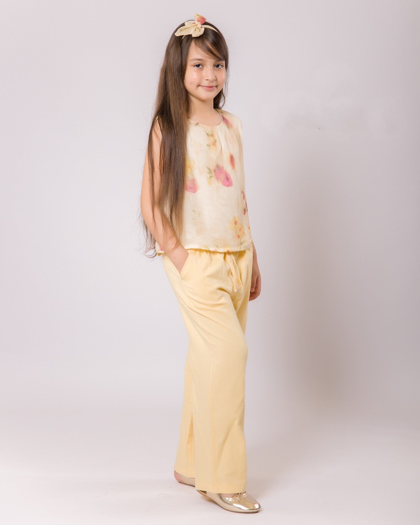 Ensemble pantallon léger pour fille