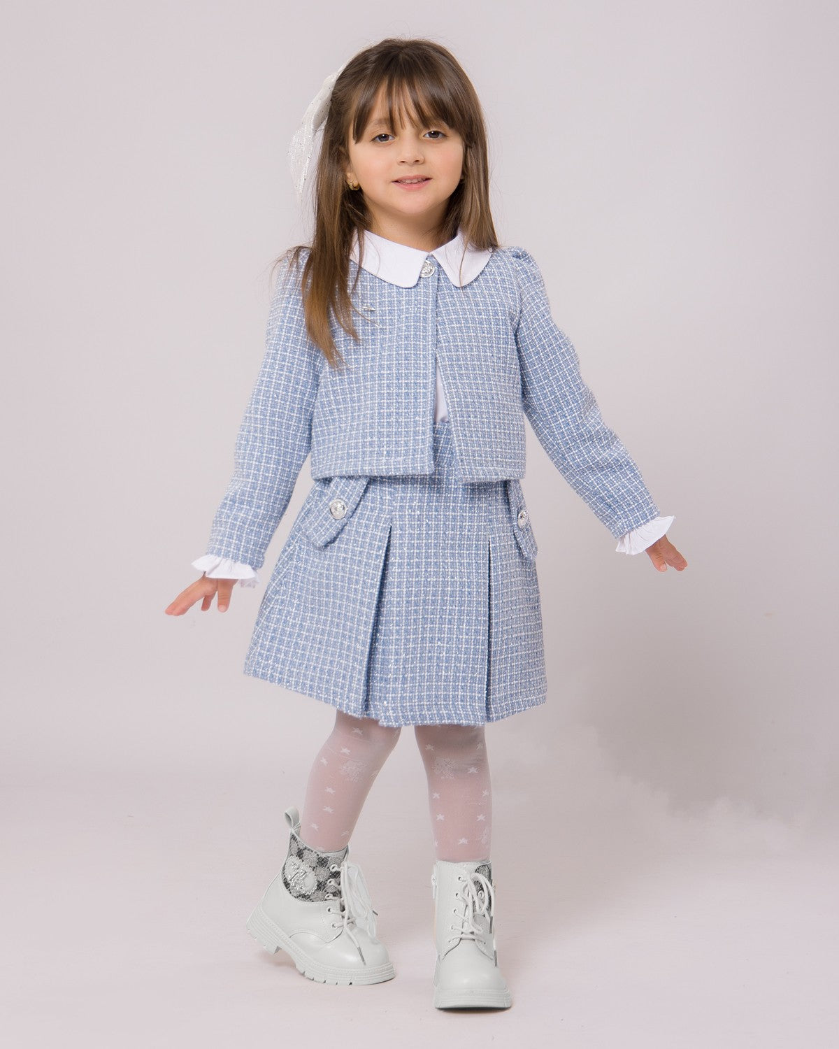 Ensemble channel bleu ciel - 3 pièces