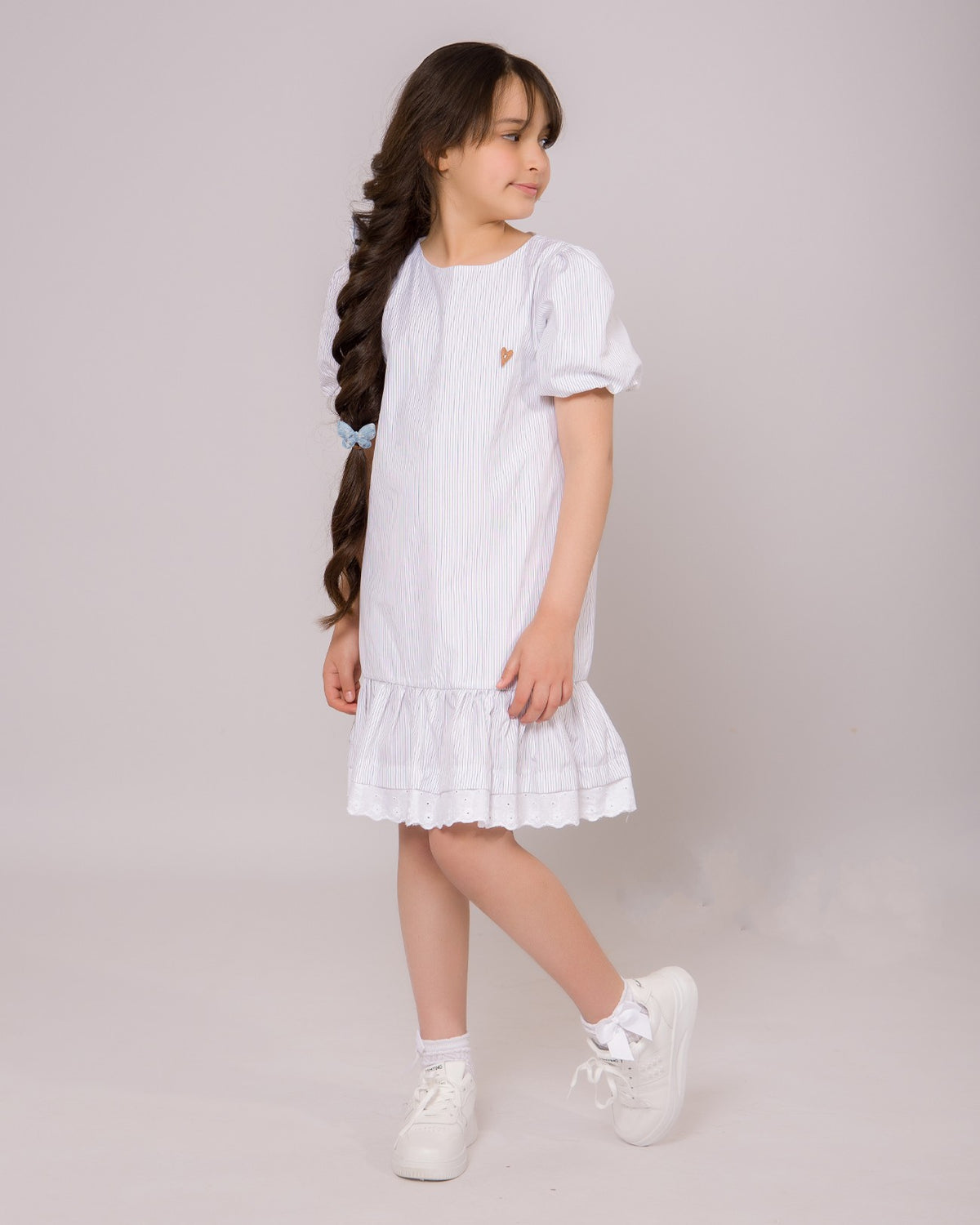 Robe Nuage Blanche pour Fille