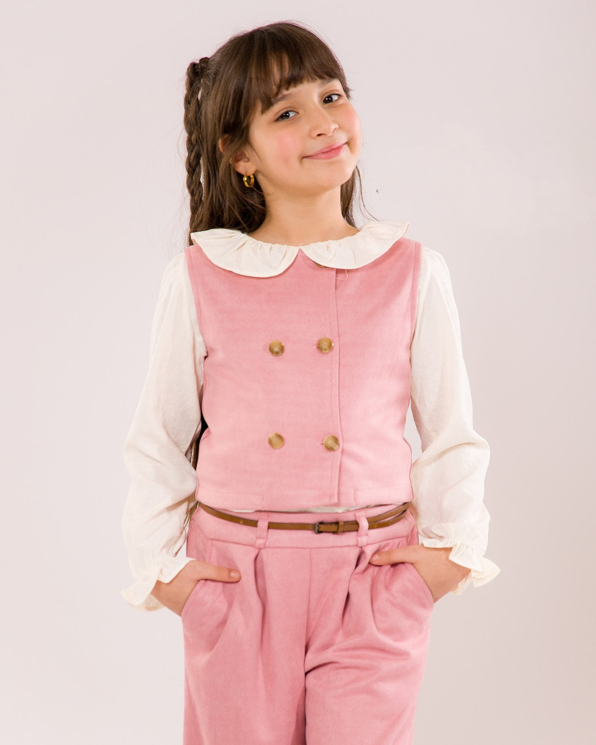Ensemble Fille Rose