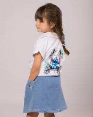 Ensemble Fille Denim Butterfly