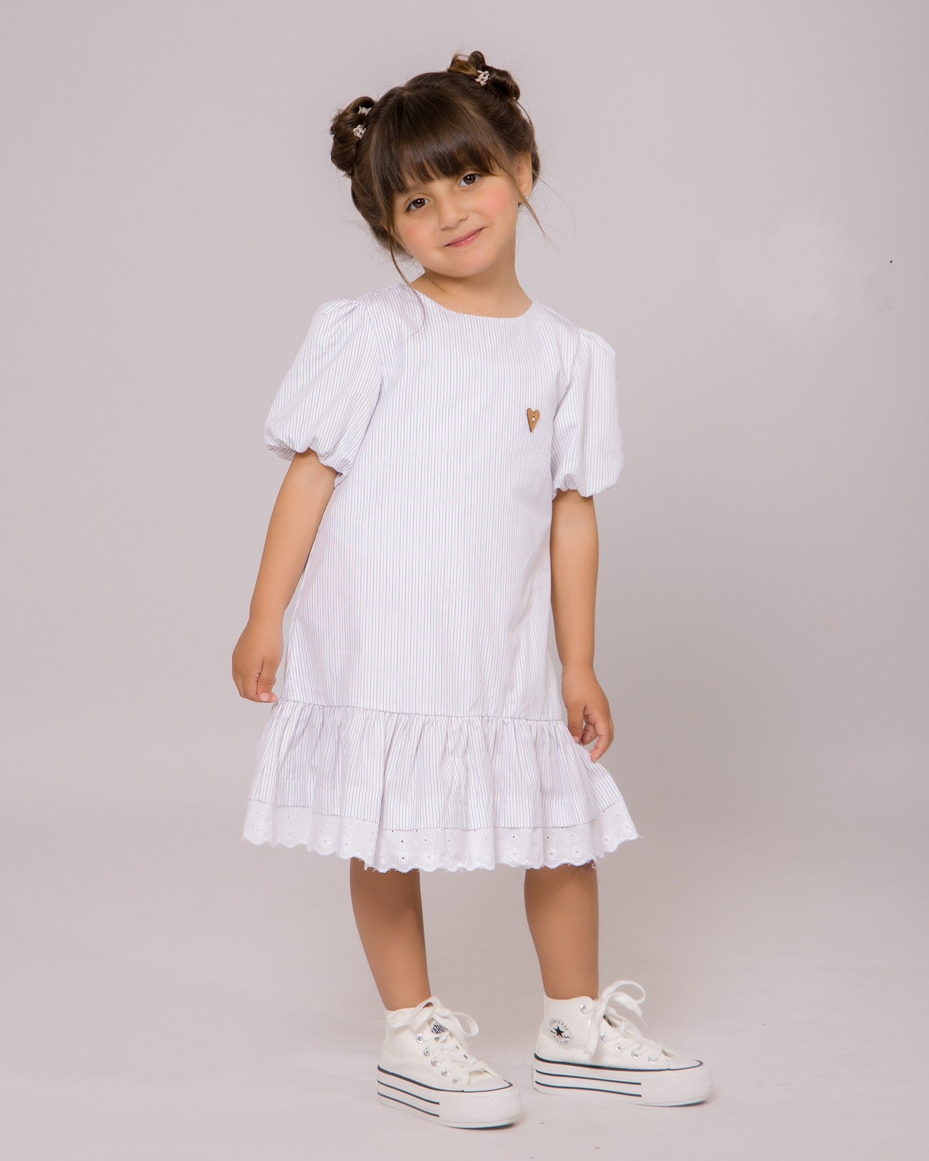 Robe Nuage Blanche pour Fille
