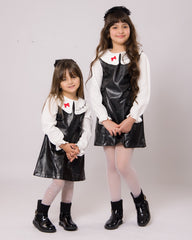 Ensemble Fille - Robe Noir & Blanc