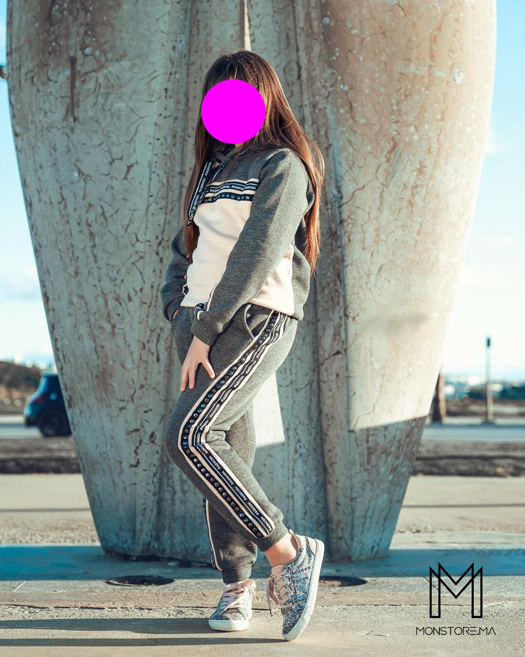 Survette pointillé pour fille